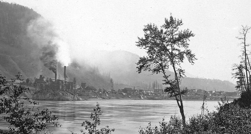 smelter-from-north-1901.jpeg - SMELTER AT NORTHPORT WA 1901 PHOTO